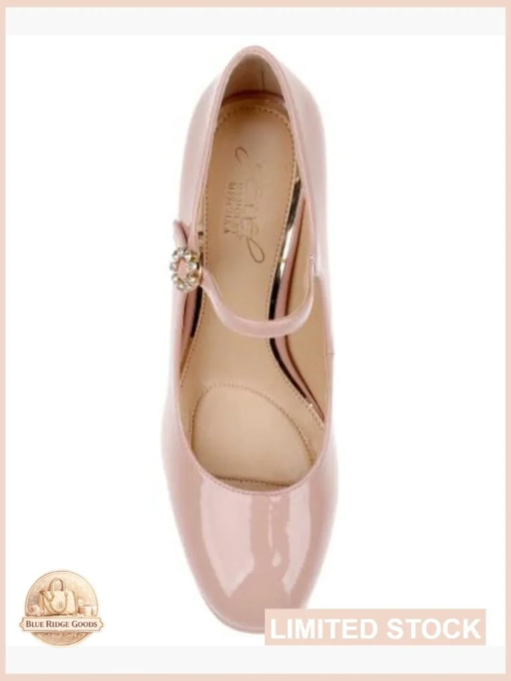Patent Leather Mary Jane Platform Pumps with Block Heel